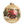 Load image into Gallery viewer, Glass Poinsettia Ball Ornament