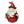 Load image into Gallery viewer, Santa Head Birdhouse Ornament