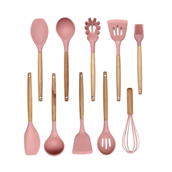Silicone Cooking Utensils - 10 Piece Kit