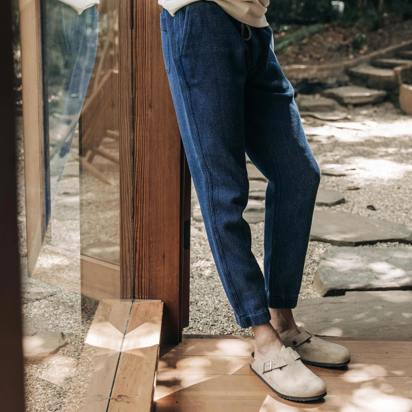 Relaxed-Fit Brown Plaid Work Pant