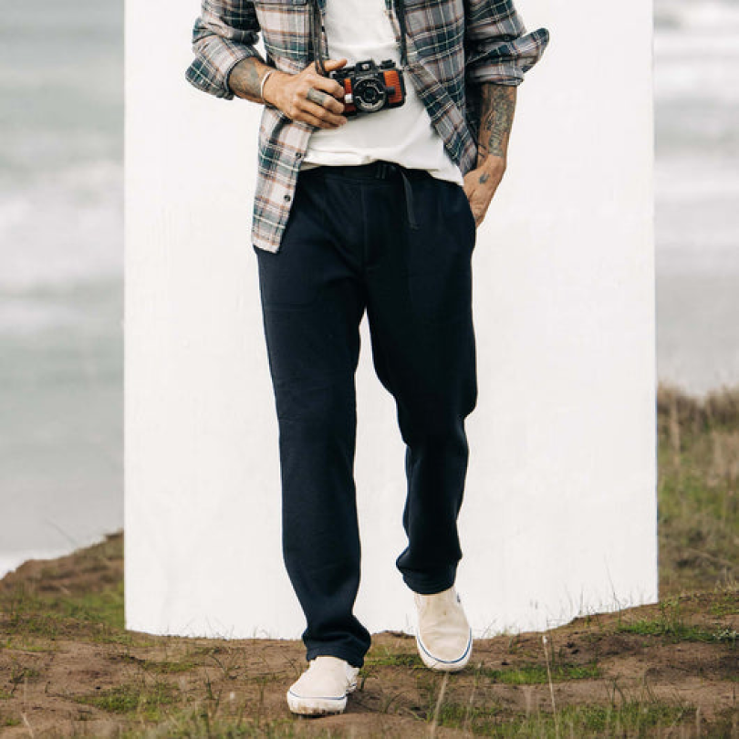 Classic-Fit Brown Corduroy Pants