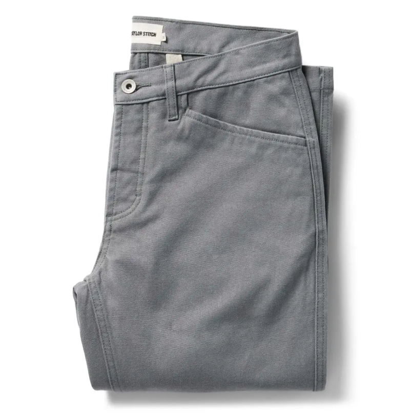 Slim-Fit Olive Green Work Pants