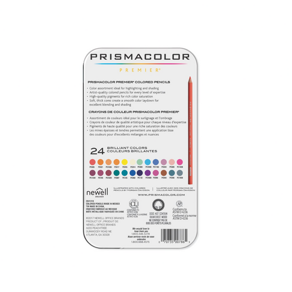 Prismacolor Premier Pencils Set Of 24 Colors