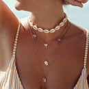Seashell Symphony Splittable Heart Necklace (Vermeil)