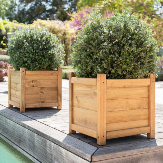 Wooden planters 15 inch