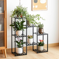 7 Potted Ladder Plant Holder Table Plant Pot Stand