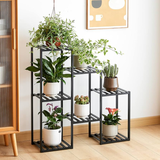7 Potted Ladder Plant Holder Table Plant Pot Stand