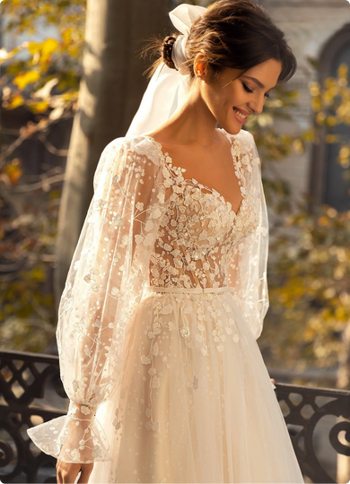Dazzling Strapless Ball-Skirt Taffeta Wedding Gown