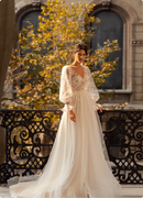 Dazzling Strapless Ball-Skirt Taffeta Wedding Gown