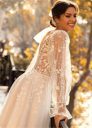 Dazzling Strapless Ball-Skirt Taffeta Wedding Gown