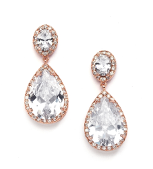 Rose Gold Drop Earrings