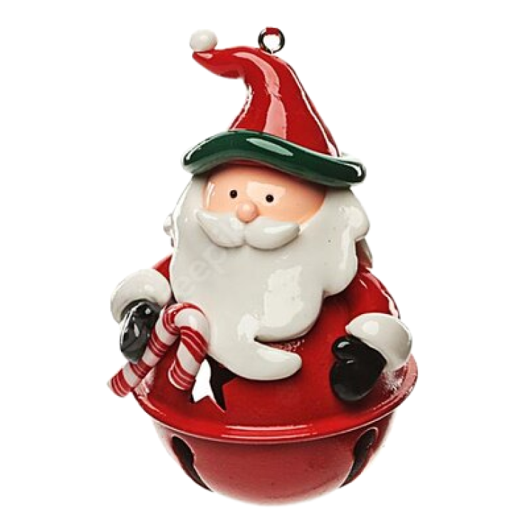 Santa Head Birdhouse Ornament