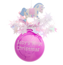 Baby's First Christmas Ornament with Crystals