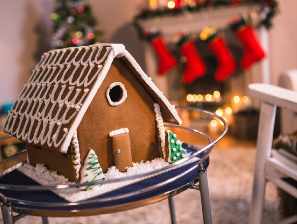 Gingerbread House Christmas Ornament
