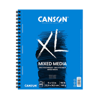 Canson XL Mix Media Pad, 9" x 12", 60 Sheets