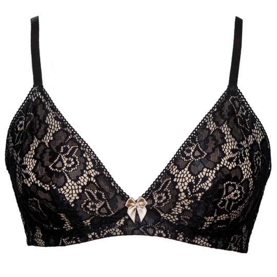 Shimmering Starlight Lace Push-Up Bra