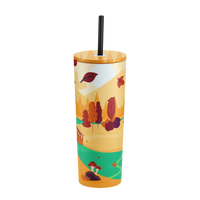 Cozy Fall Escape Custom Tumbler