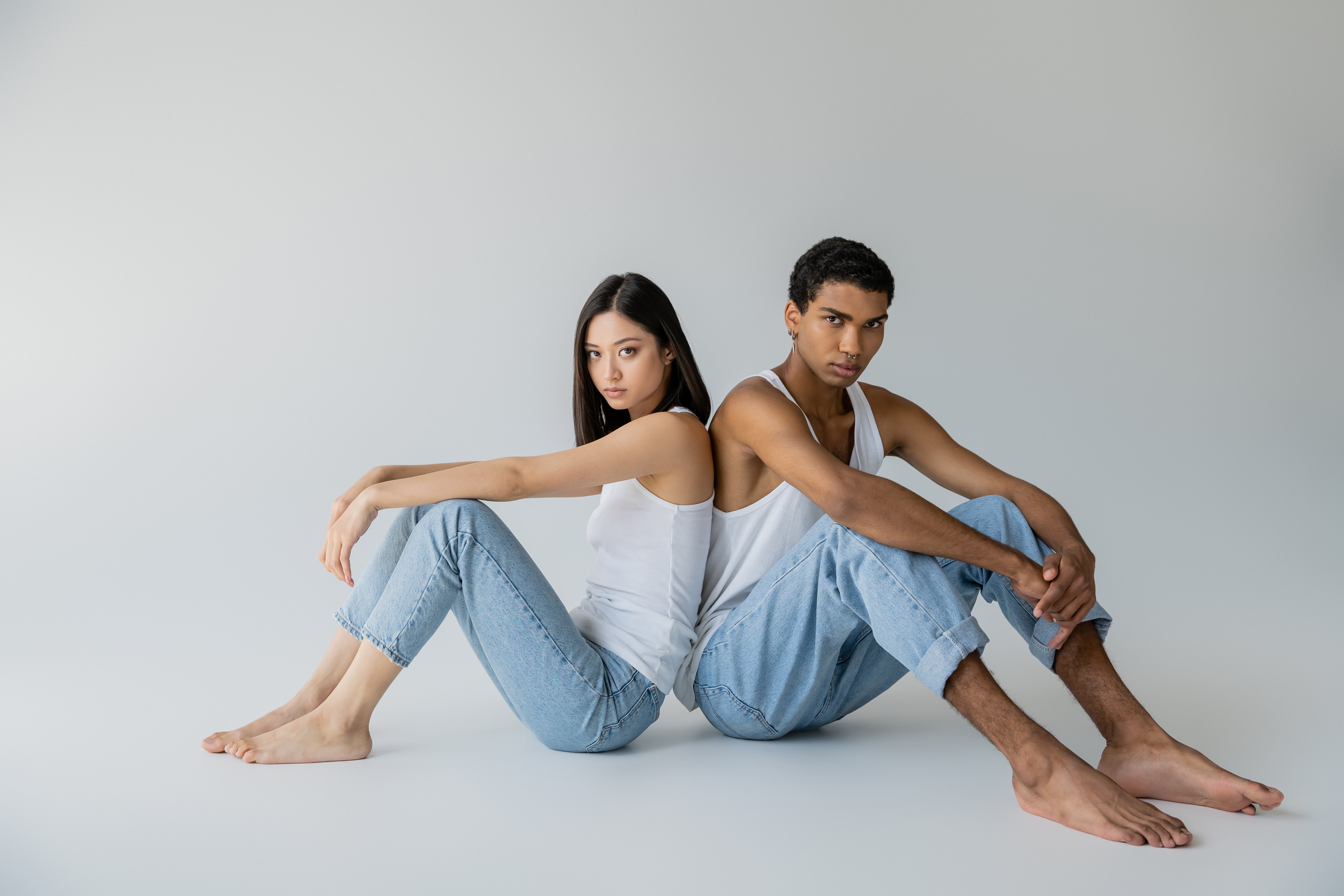 Light Unisex Denim Pants