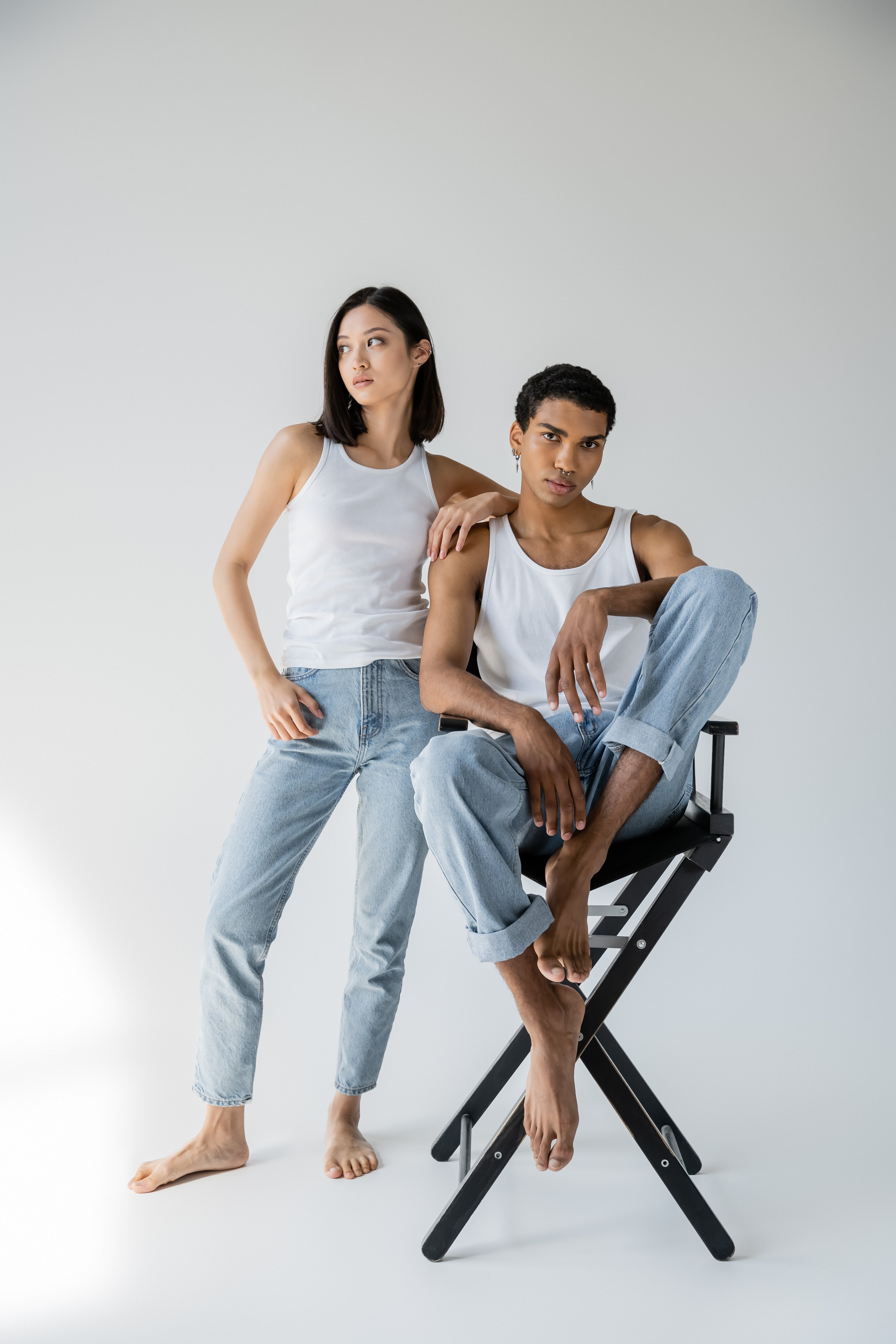 Light Unisex Denim Pants