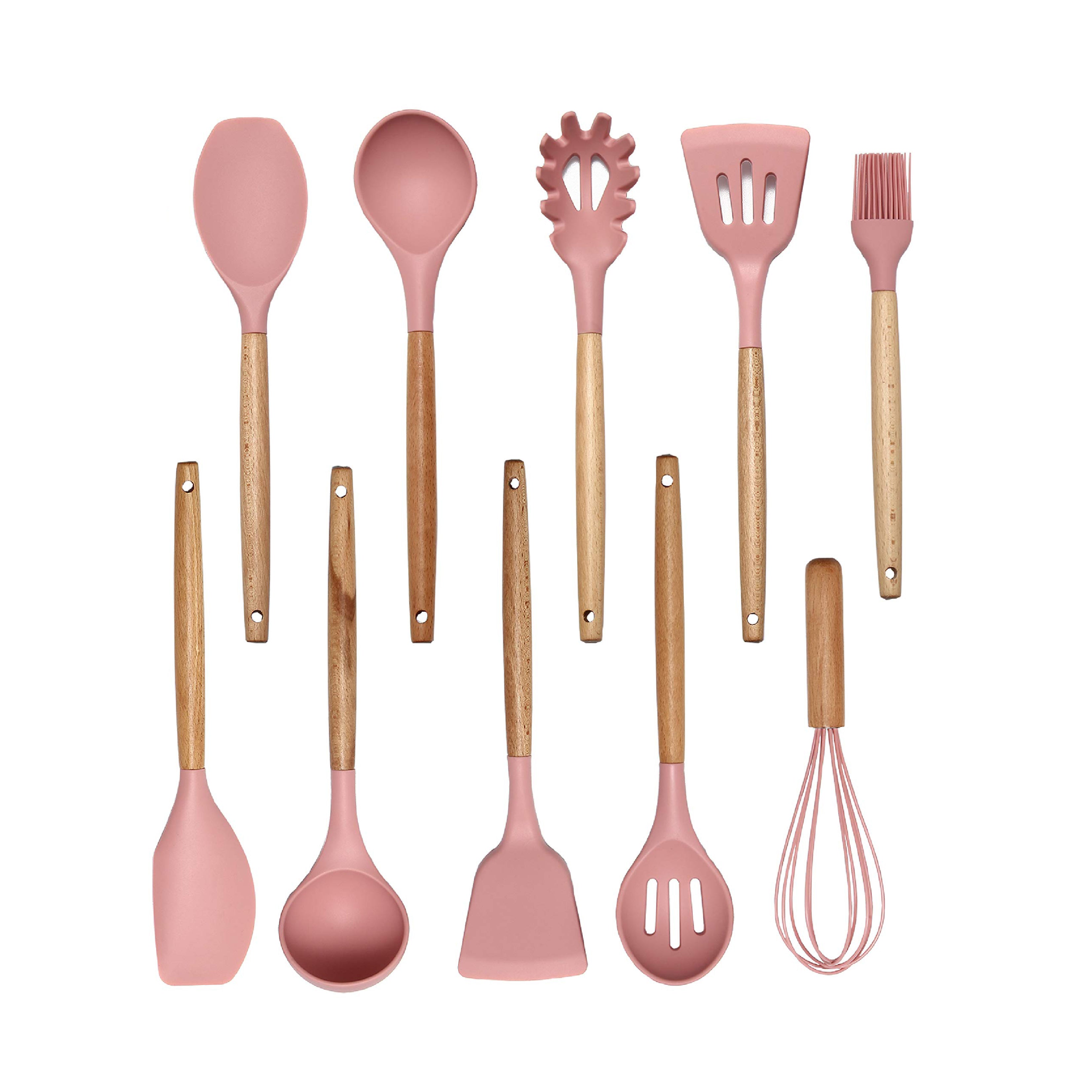 Silicone Cooking Utensils - 10 Piece Kit