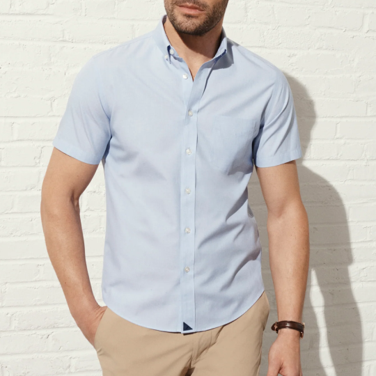Versatile Cotton Button-Down