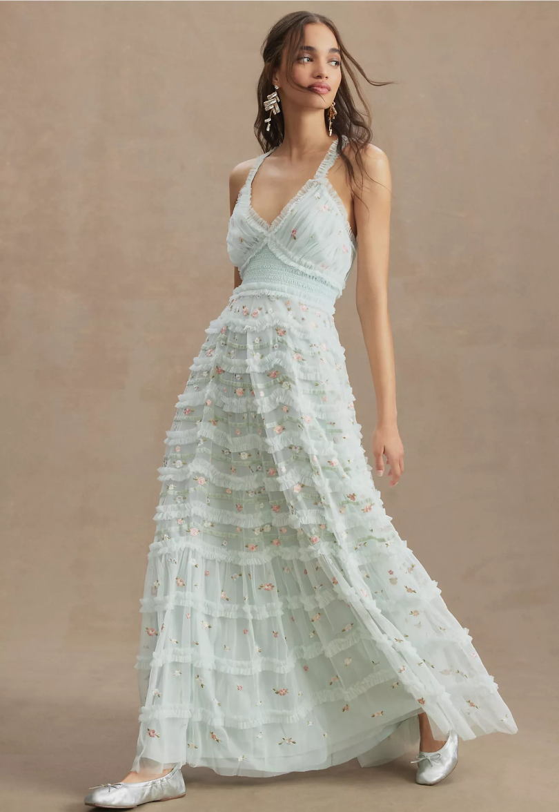 Elegant Lace A-Line Bridesmaid Dress