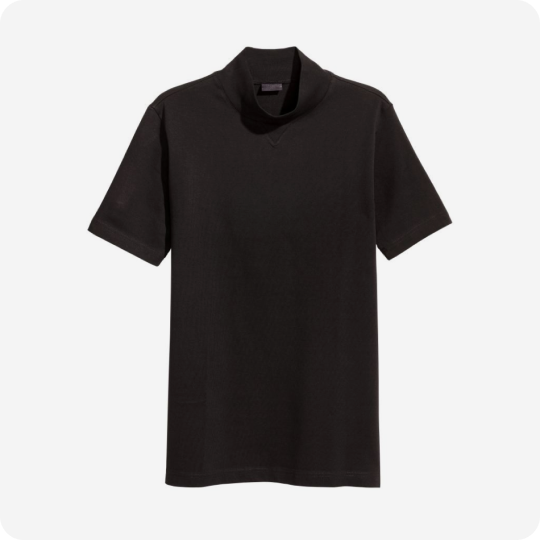 Turtle-neck Tee