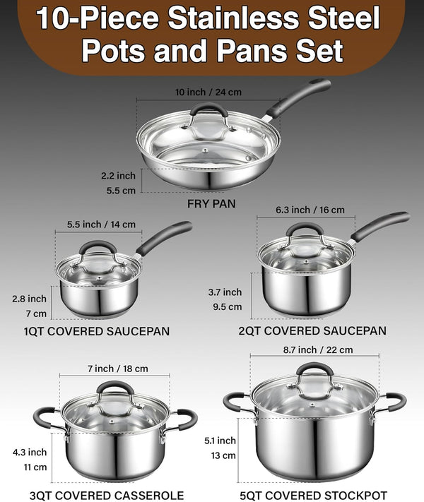 Stainless Steel Cookware Set