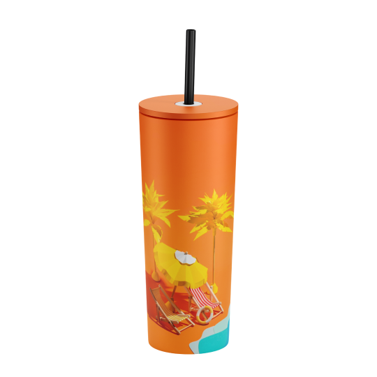 Vibrant Summer Vibes Tumbler