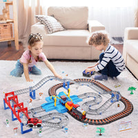 Wooden Toy Train Set