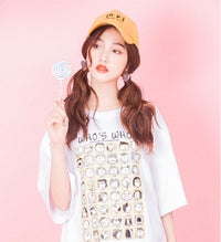 Emoji White Short Sleeve T-Shirt - Bearie Celebrate