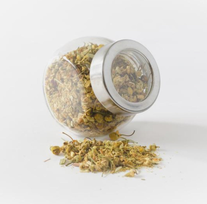 Yellow Looseleaf Tea Jar