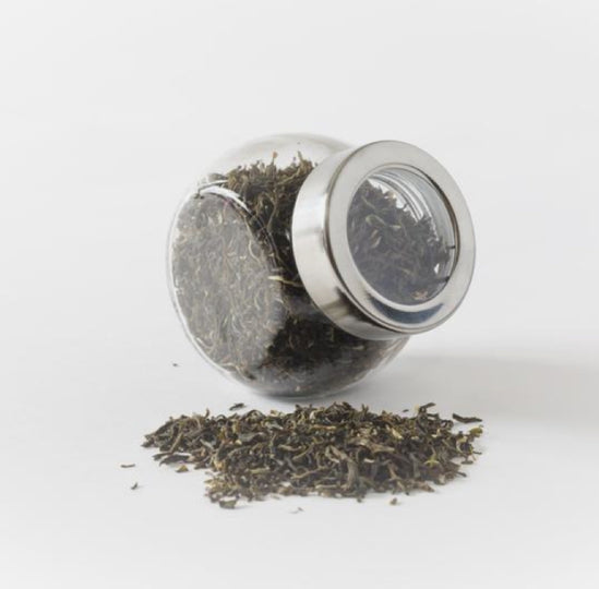 Black Looseleaf Tea Jar