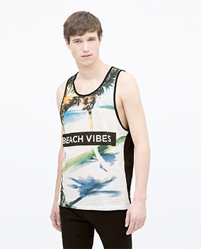 Sleeveless T-shirt