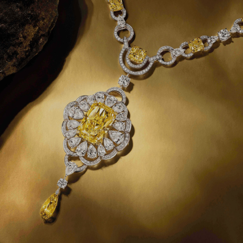 BoBo White Gold Vermeil Gemstone Flower Pendant Necklace