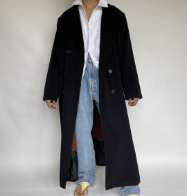 Vintage Oversized Basic Coat