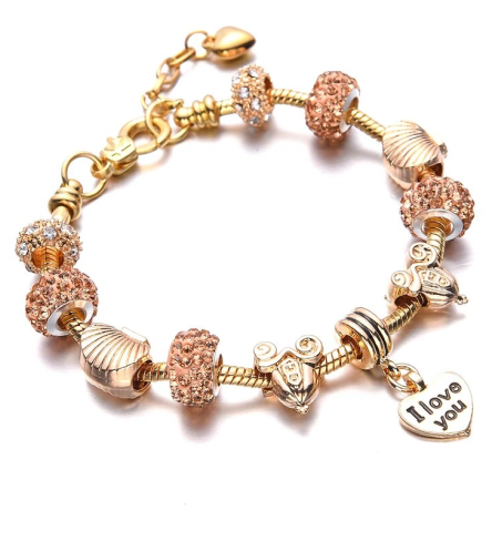 Crystal Charm Bracelet