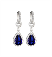 Hoop Earrings With Diamond Accents