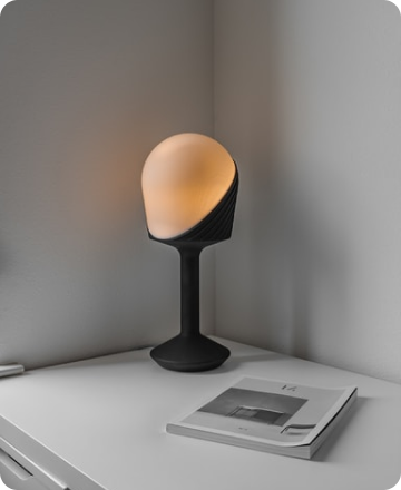 Shaded Drum Table Lamp