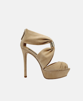 Beige High Heels
