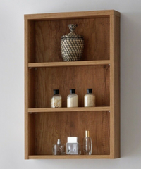 Oak Wood Wall Shelf For Storage