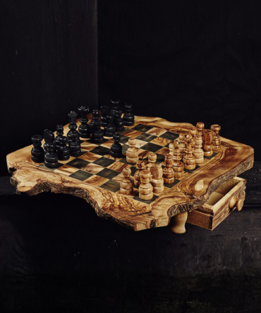 Olive Wood Chess Board Game