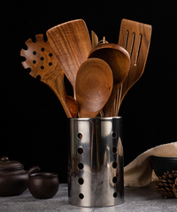 Teak Wood Kitchen Utensils Pack