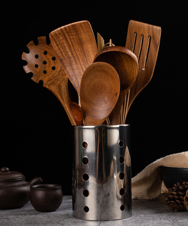 Teak Wood Kitchen Utensils Pack