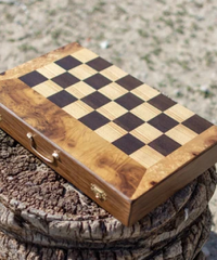 Olive Wood Chess Board Game