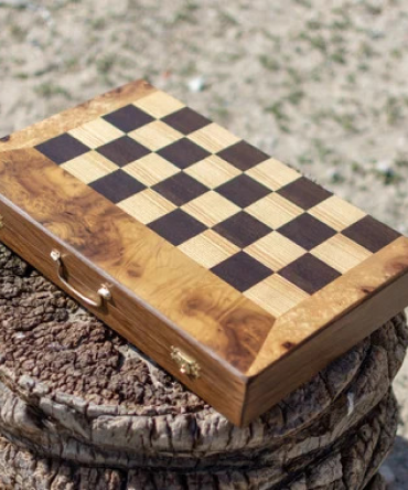 Olive Wood Chess Board Game